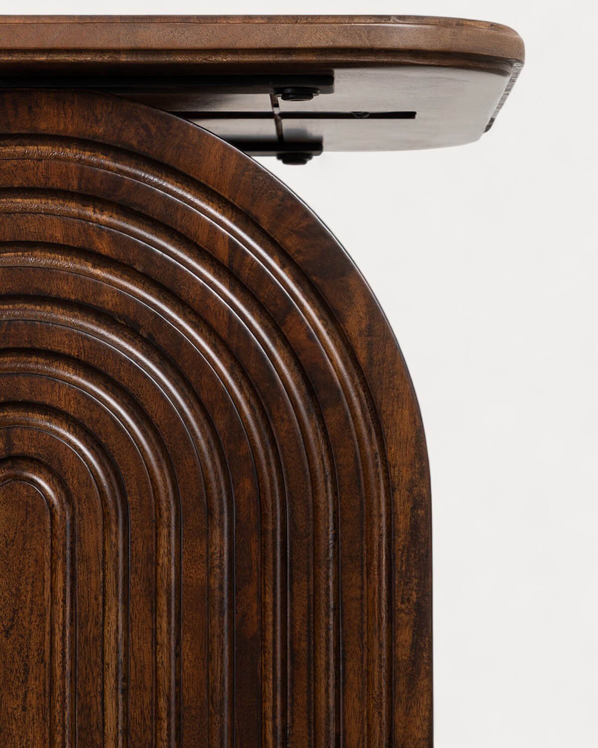 Mesa Auxiliar Cuadrada de Madera de Mango (50x50 cm) Lenis, imagen de galería 6