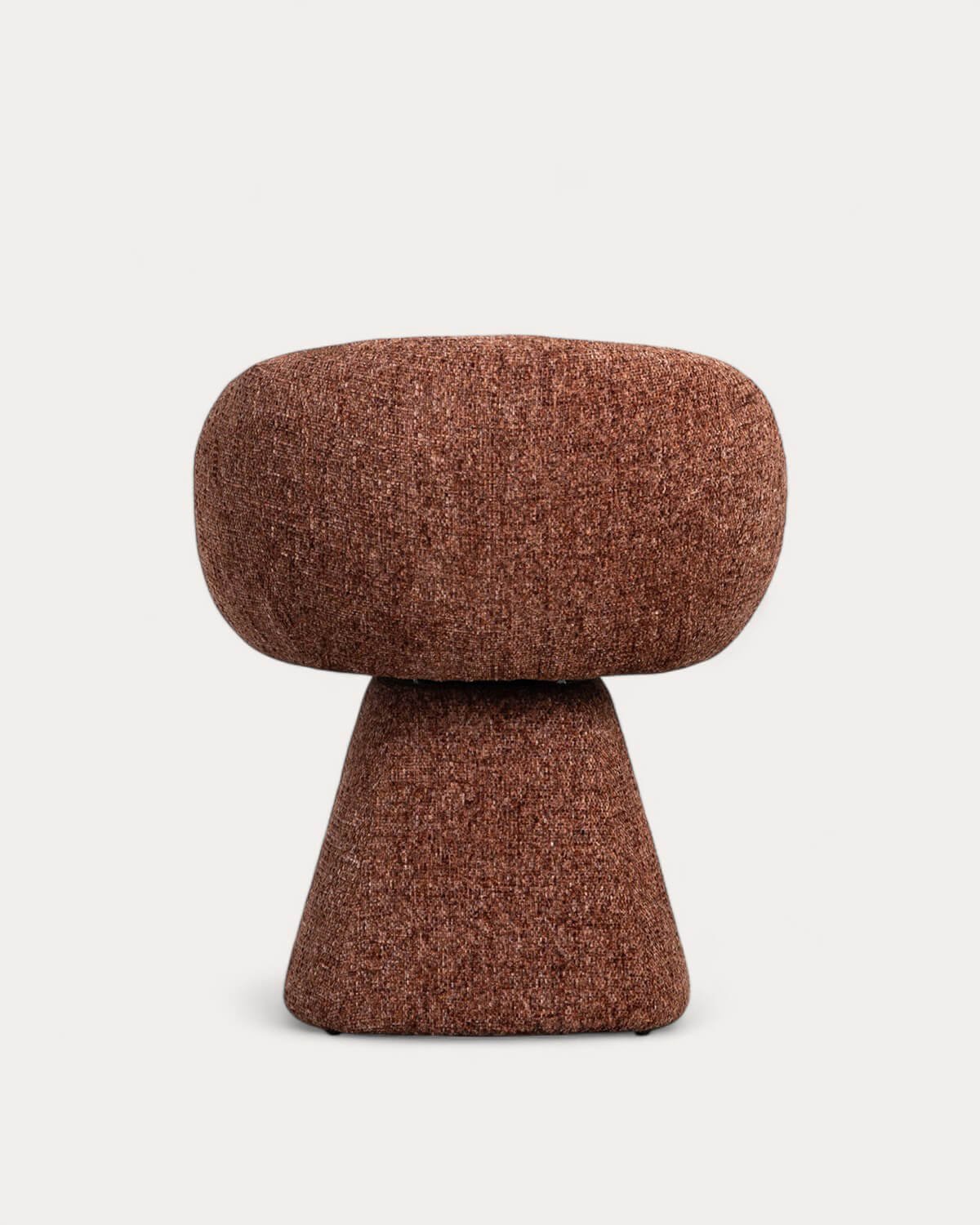 Silla de Comedor Giratoria de Tela y Metal Laura, imagen de galería 5