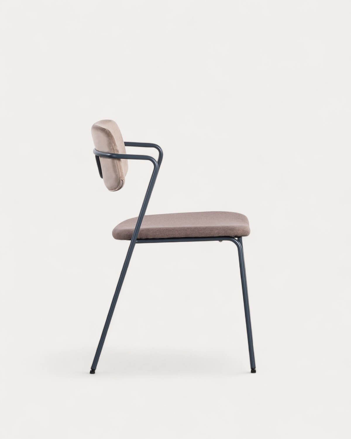 Silla de Comedor de Terciopelo y Tela Irun, imagen de galería 5