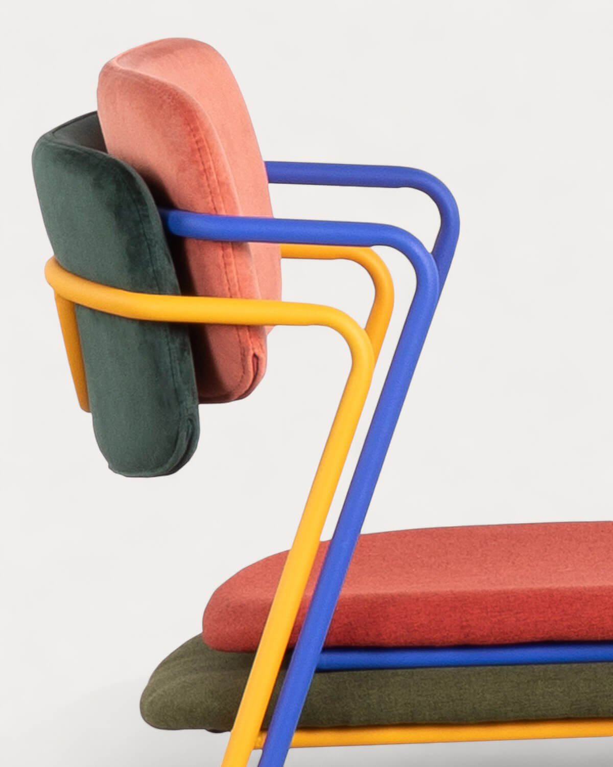 Silla de Comedor de Terciopelo y Tela Irun, imagen de galería 7