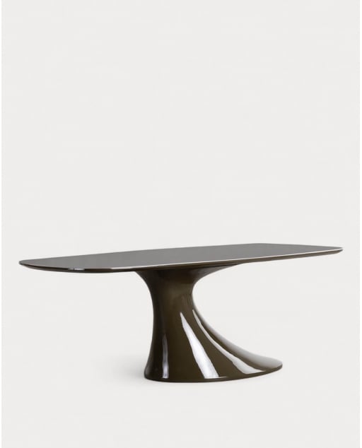 Mesa de Comedor Rectangular de Madera y Fibra de Vidrio (220x100 cm) Cool Flawas