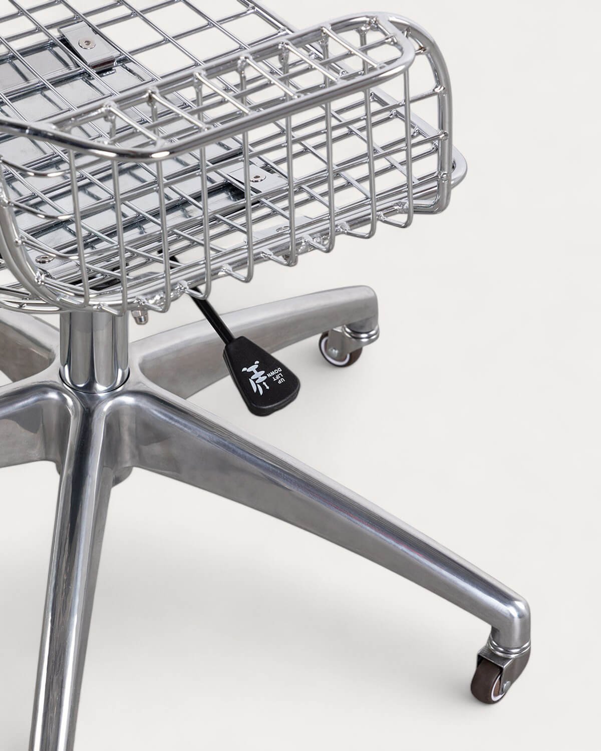 Silla de Escritorio Vintage con Respaldo Bajo de Metal Aras, imagen de galería 6