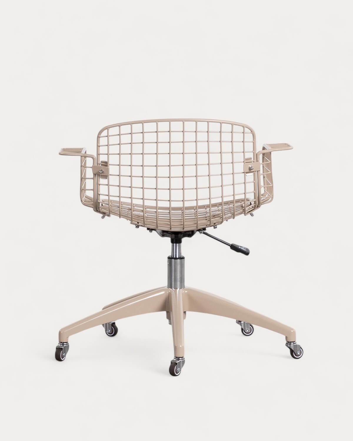 Silla de Escritorio Vintage con Respaldo Bajo de Metal Aras, imagen de galería 4