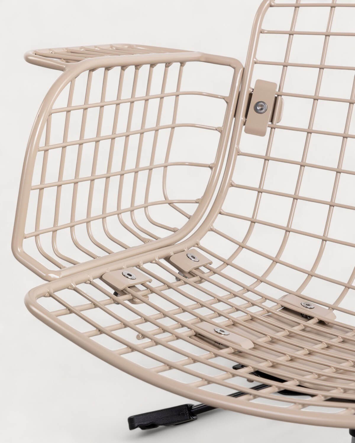 Silla de Escritorio Vintage con Respaldo Bajo de Metal Aras, imagen de galería 5