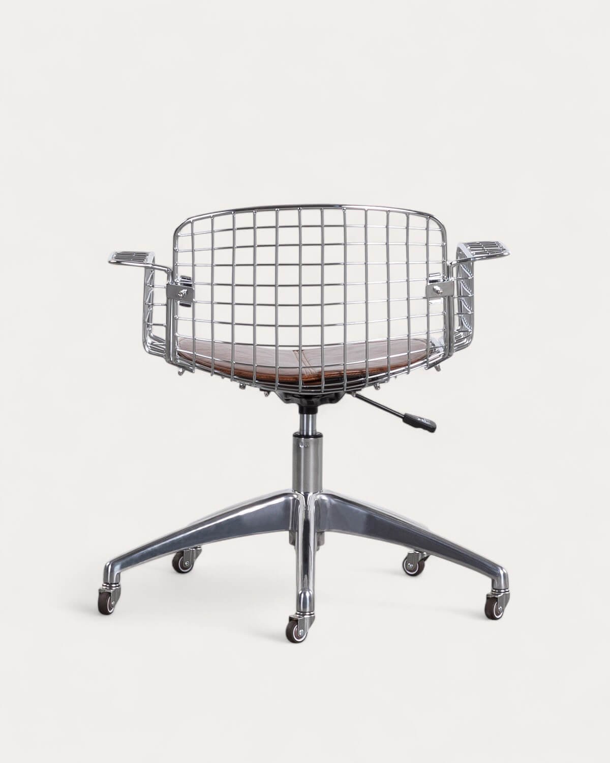 Silla de Escritorio Vintage con Respaldo Bajo de Metal Aras, imagen de galería 5