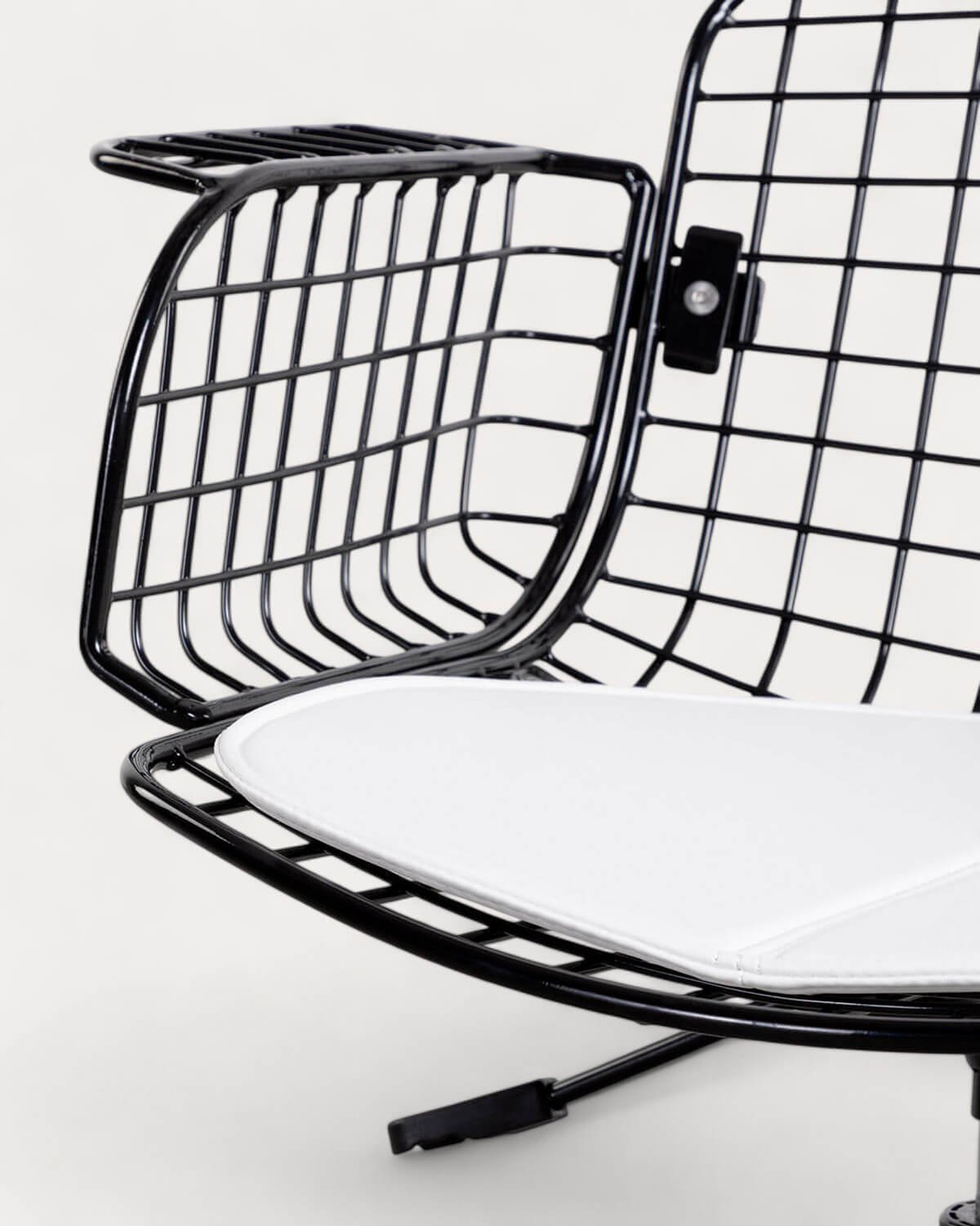 Silla de Escritorio Vintage con Respaldo Bajo de Metal Aras, imagen de galería 5