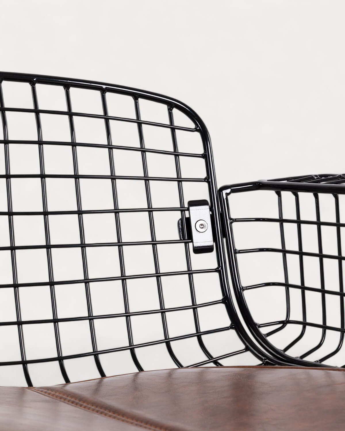 Silla de Escritorio Vintage con Respaldo Bajo de Metal Aras, imagen de galería 6