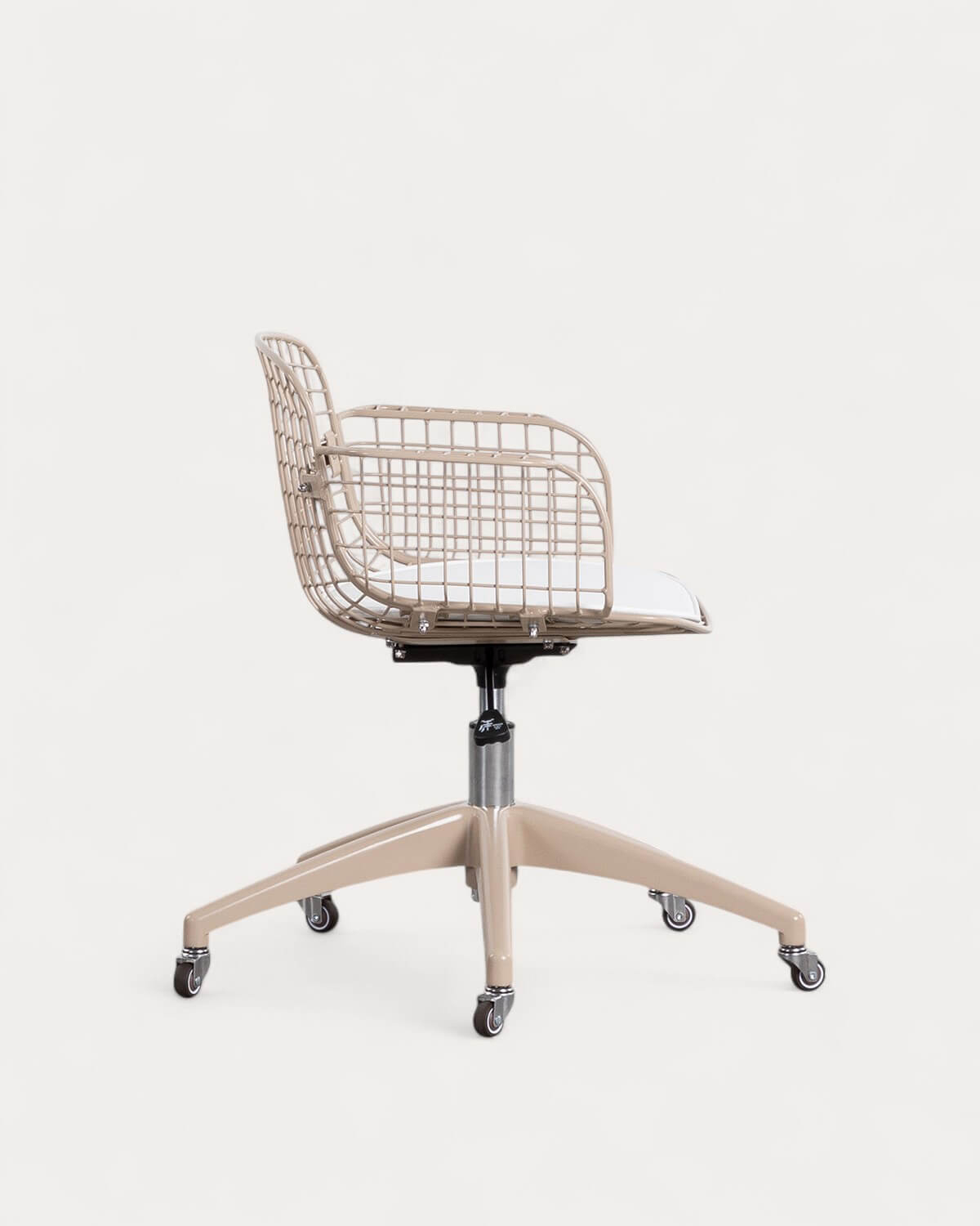 Silla de Escritorio Vintage con Respaldo Bajo de Metal Aras, imagen de galería 3