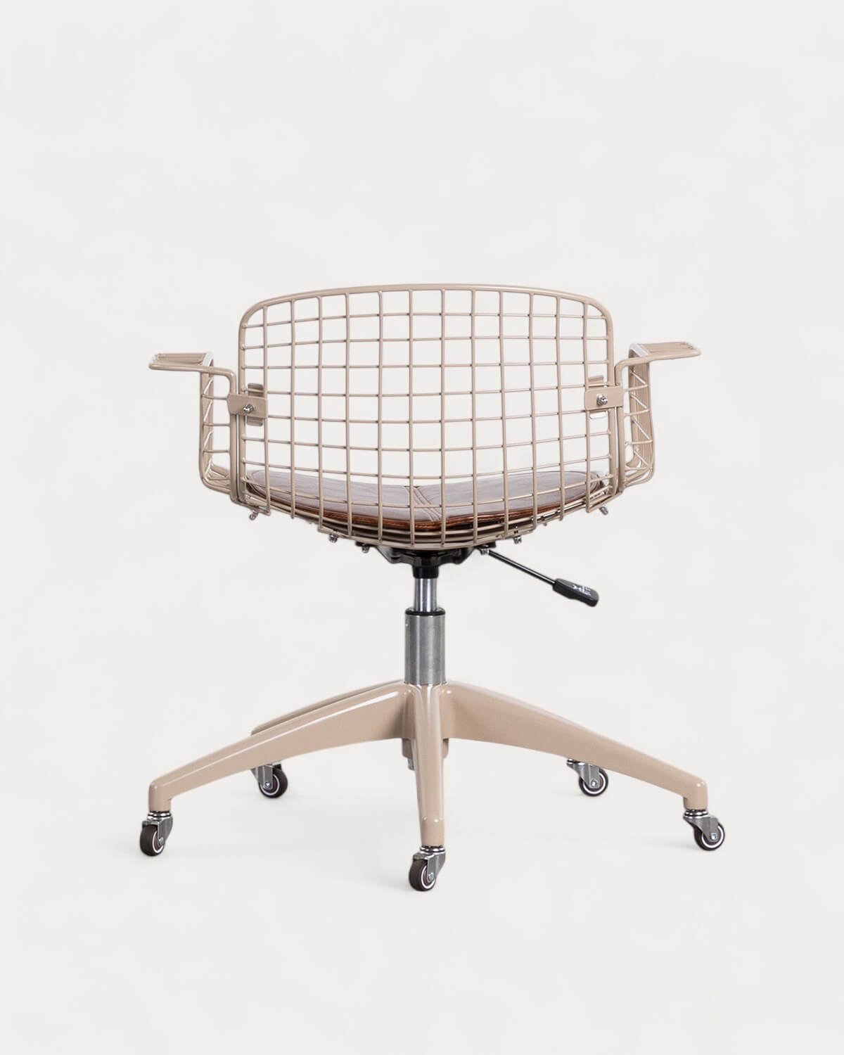 Silla de Escritorio Vintage con Respaldo Bajo de Metal Aras, imagen de galería 5