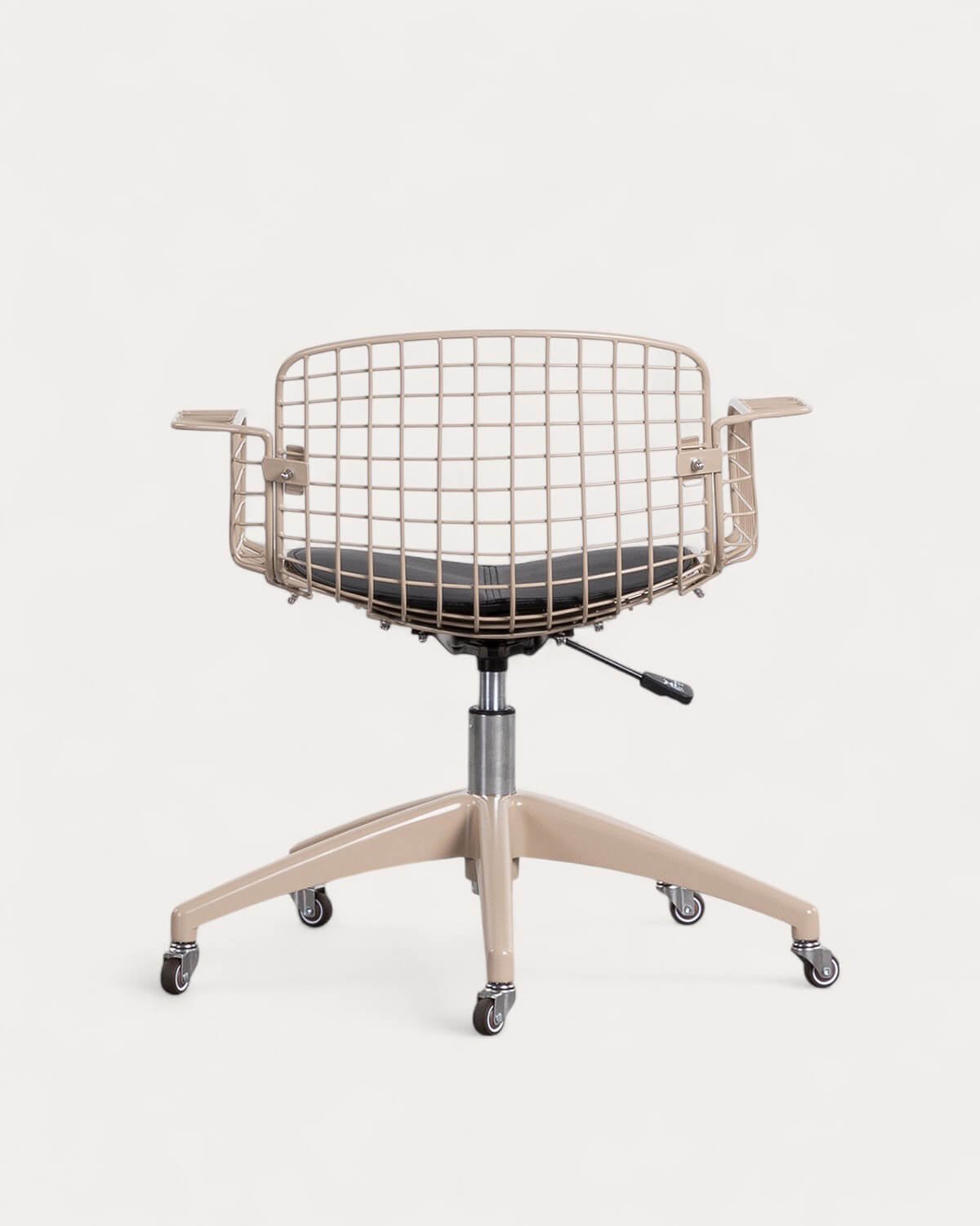 Silla de Escritorio Vintage con Respaldo Bajo de Metal Aras, imagen de galería 4