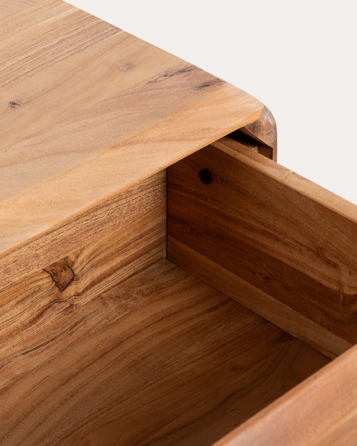 Pack 2 Mesitas de Noche de Madera de Acacia (60x40 cm) Lucil , imagen de galería 6