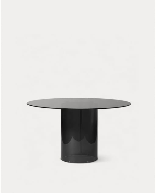 Mesa de Comedor Redonda de Cristal Templado (Ø140 cm) Kolu