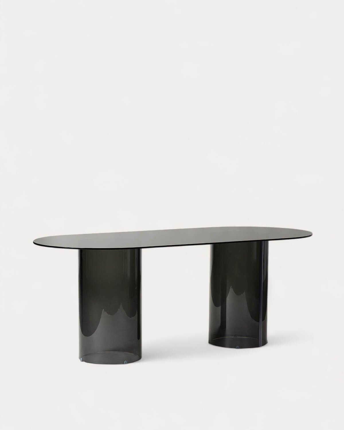 Mesa de Comedor Ovalada de Cristal Templado (200x90 cm) Kolu, imagen de galería 1