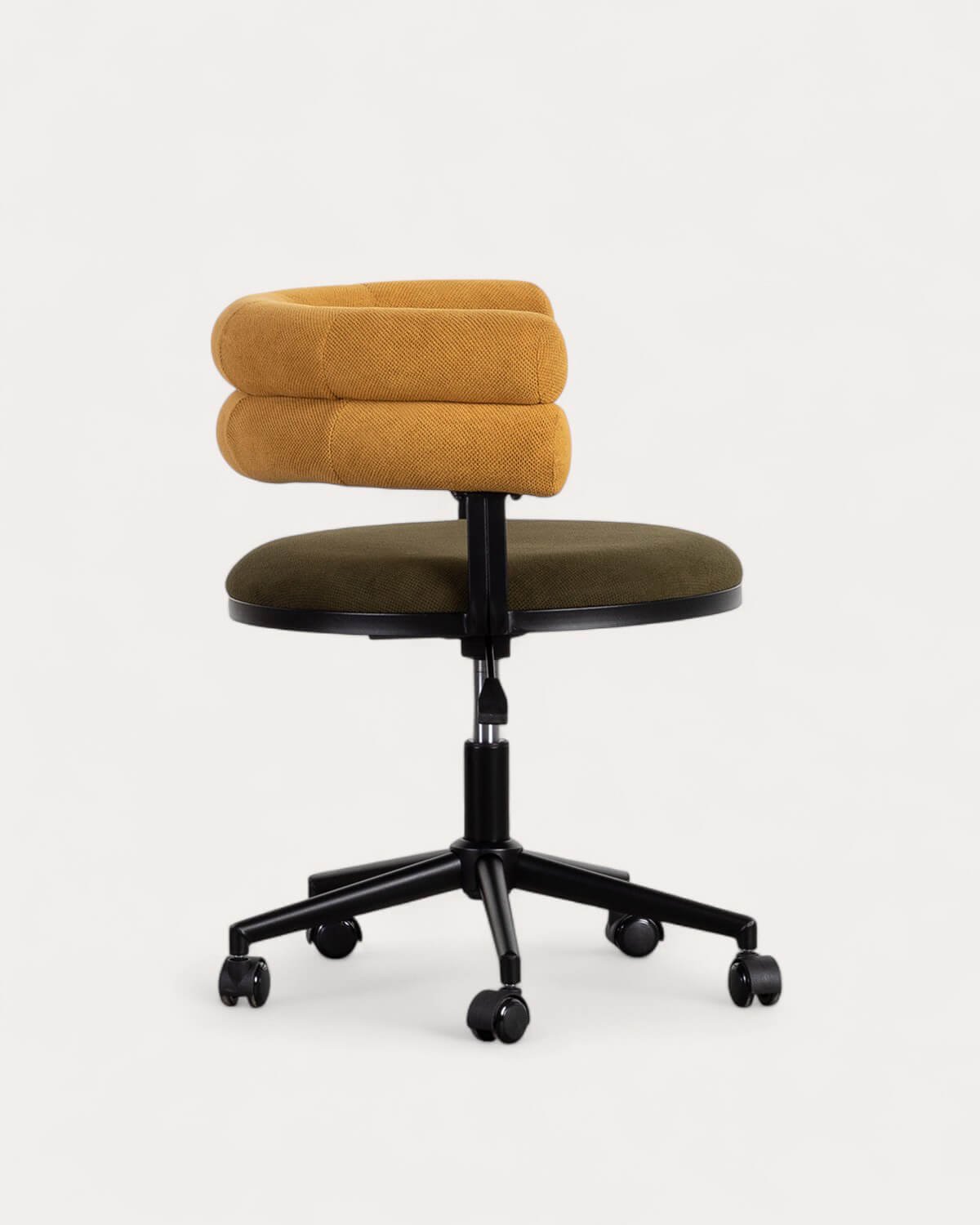 Silla de Escritorio Regulable de Metal y Tela Aixa, imagen de galería 4