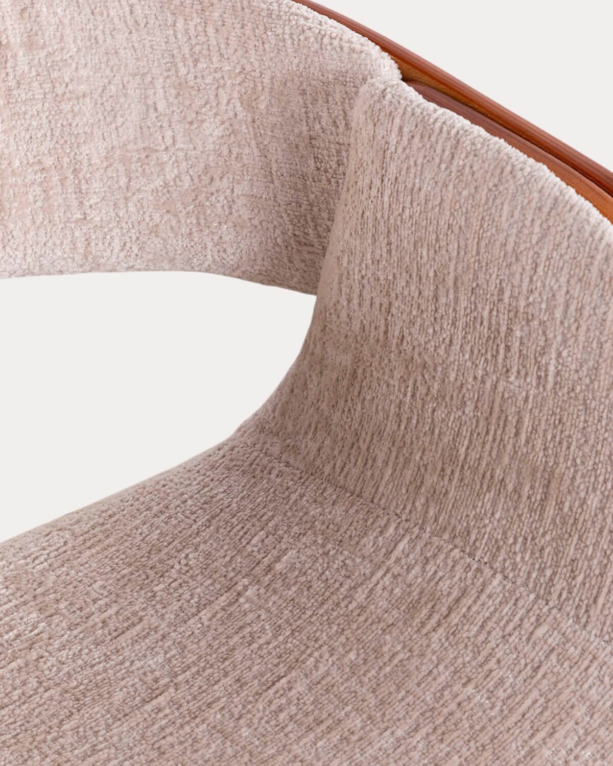 Silla de Escritorio Regulable de Madera y Tela Berlin, imagen de galería 6