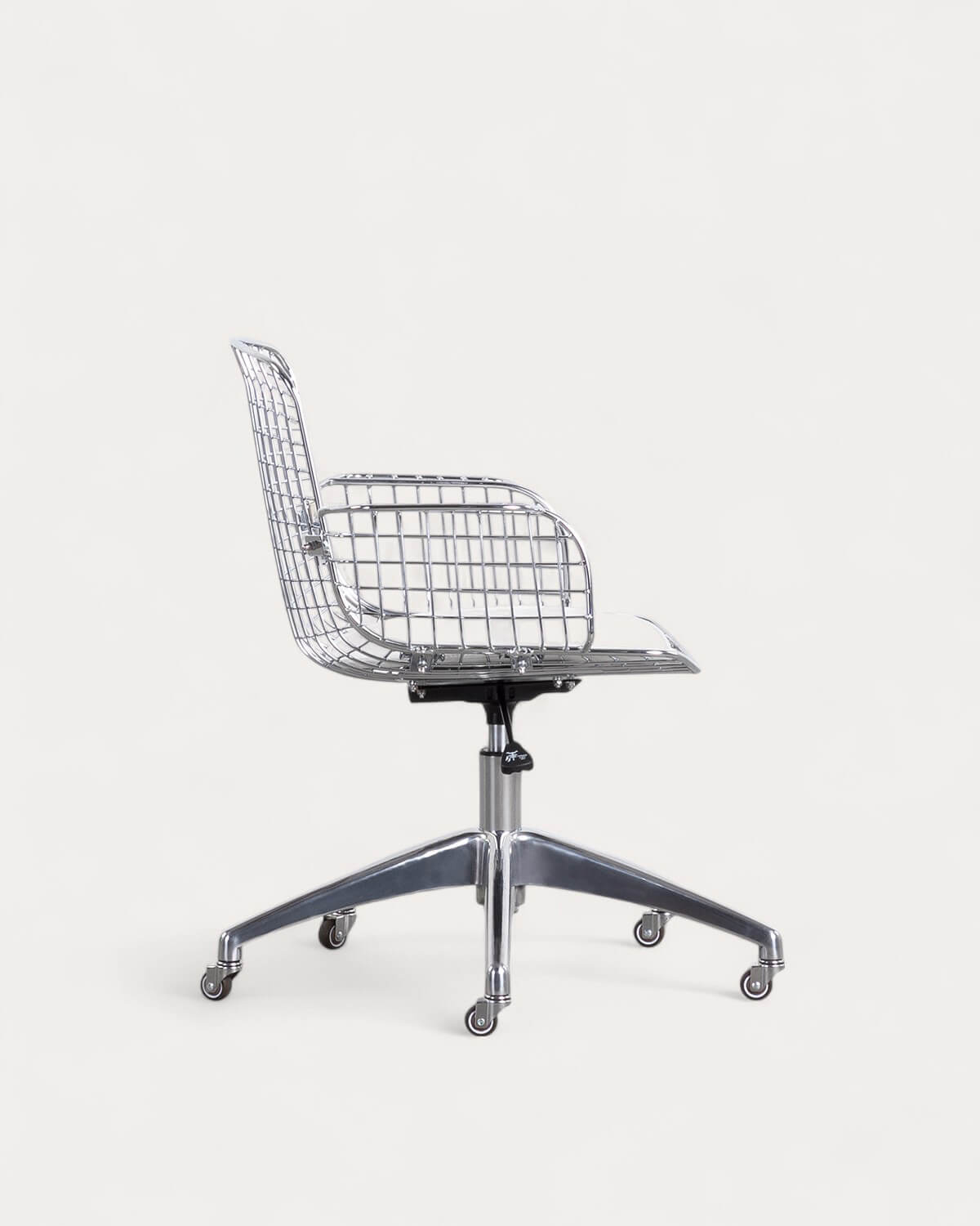 Silla de Escritorio Vintage con Respaldo Alto de Metal Aras, imagen de galería 3