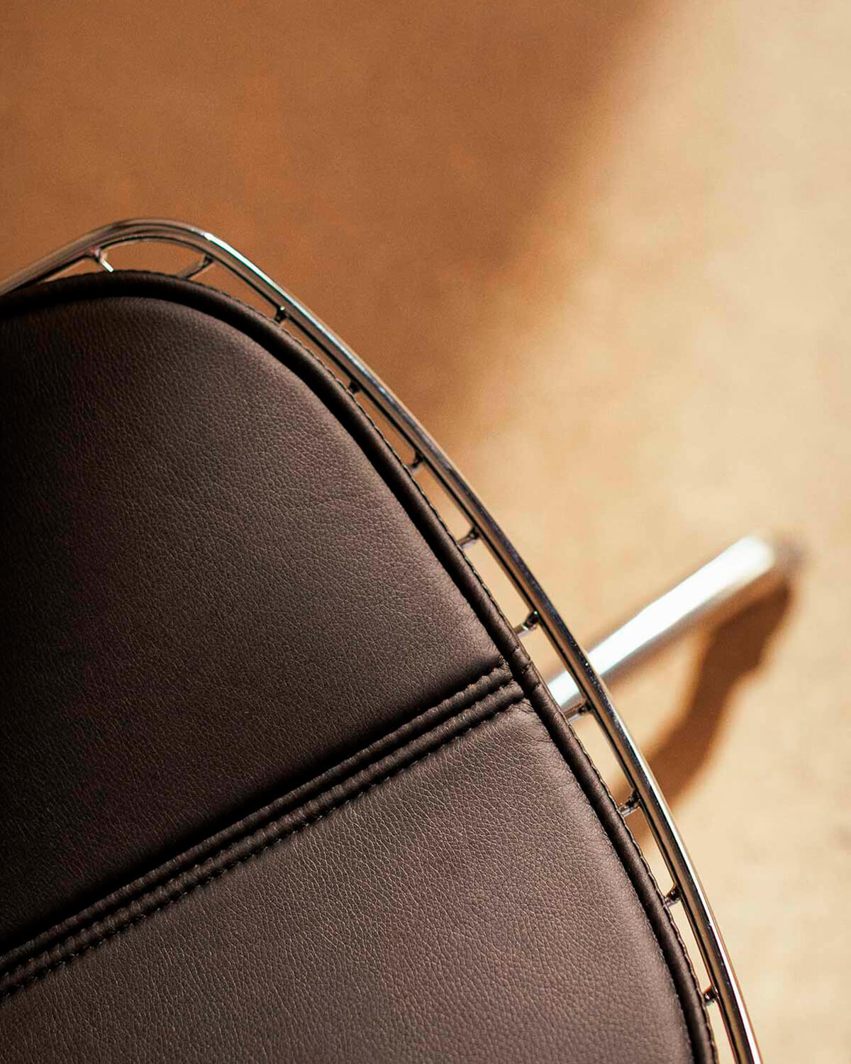 Silla de Escritorio Vintage con Respaldo Alto de Metal Aras, imagen de galería 3