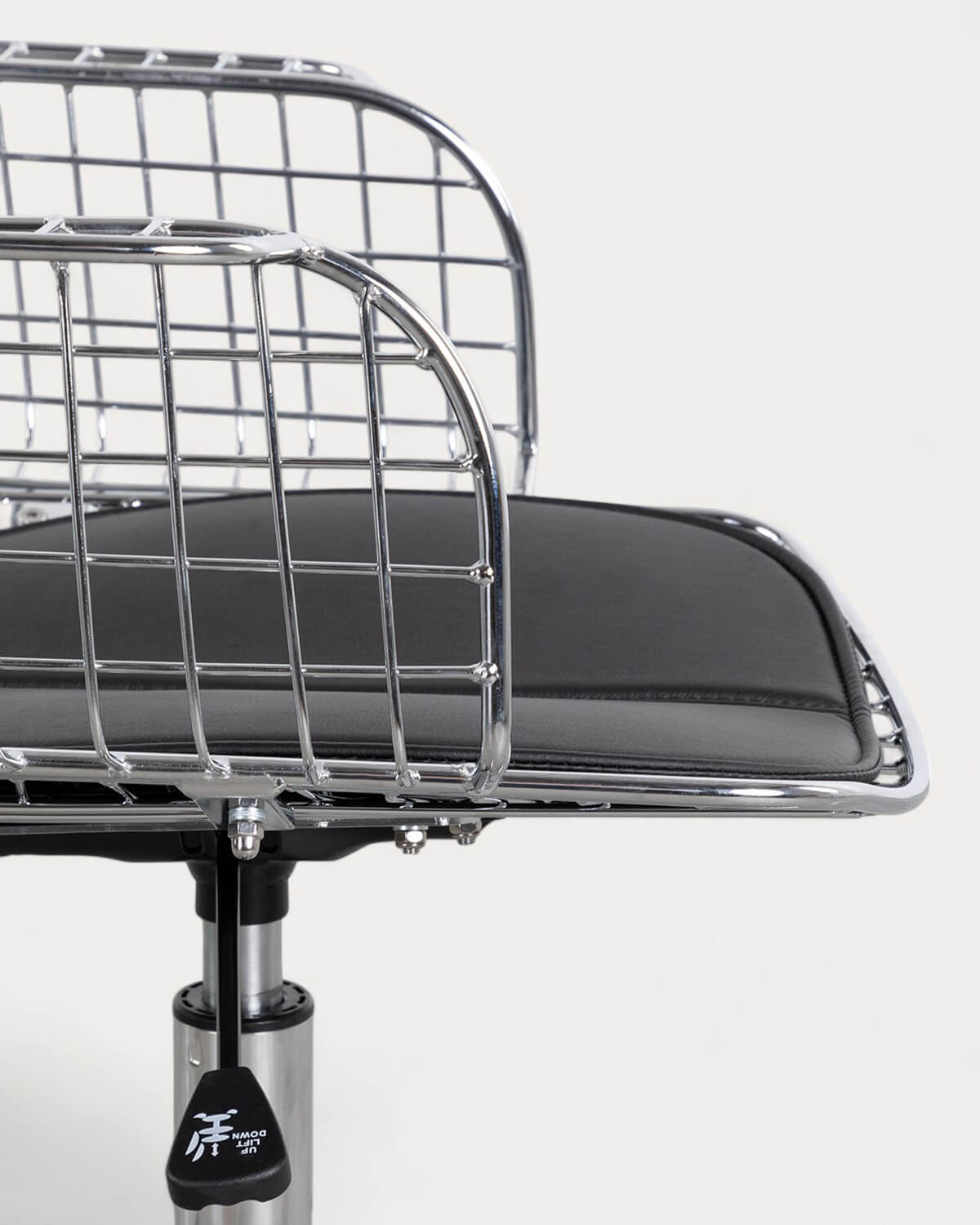 Silla de Escritorio Vintage con Respaldo Alto de Metal Aras, imagen de galería 6