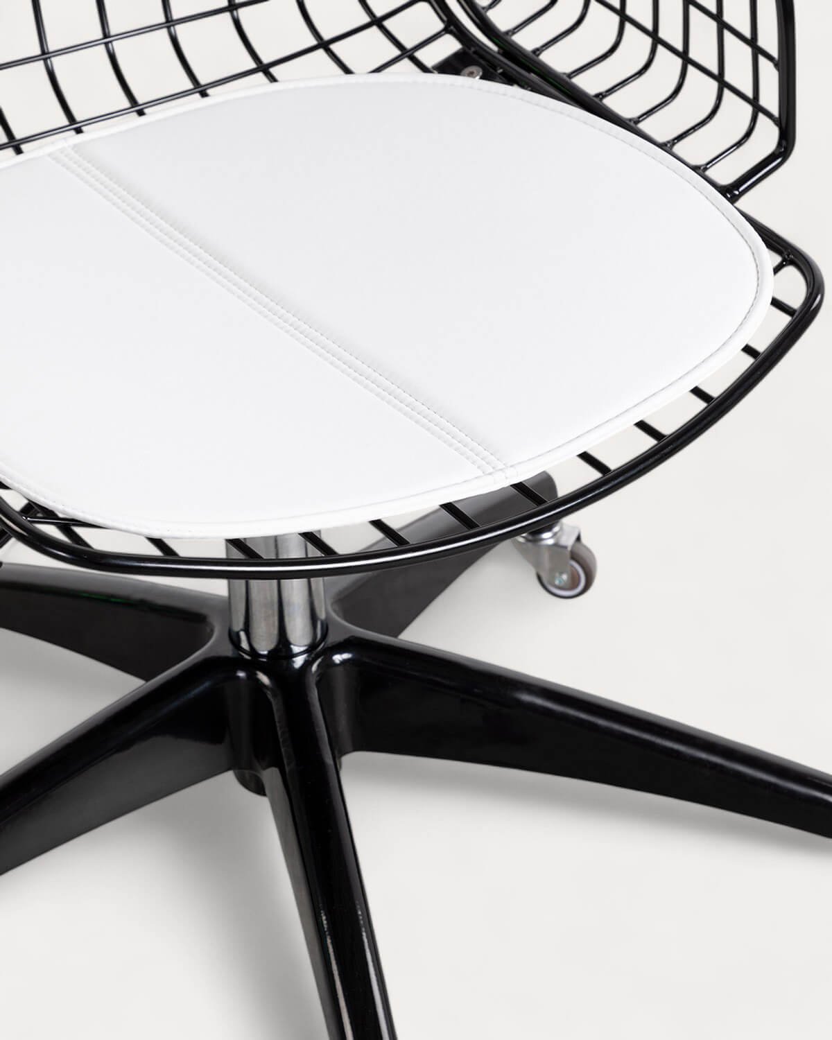 Silla de Escritorio Vintage con Respaldo Alto de Metal Aras, imagen de galería 6