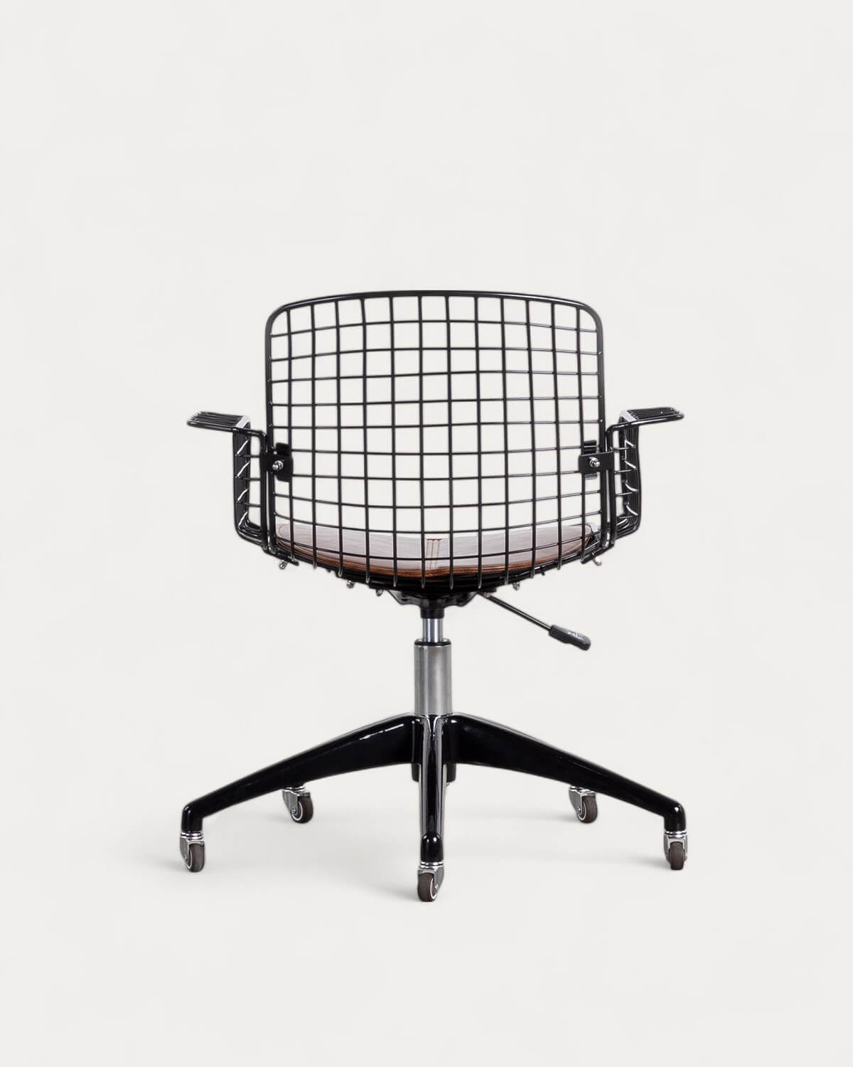 Silla de Escritorio Vintage con Respaldo Alto de Metal Aras, imagen de galería 4