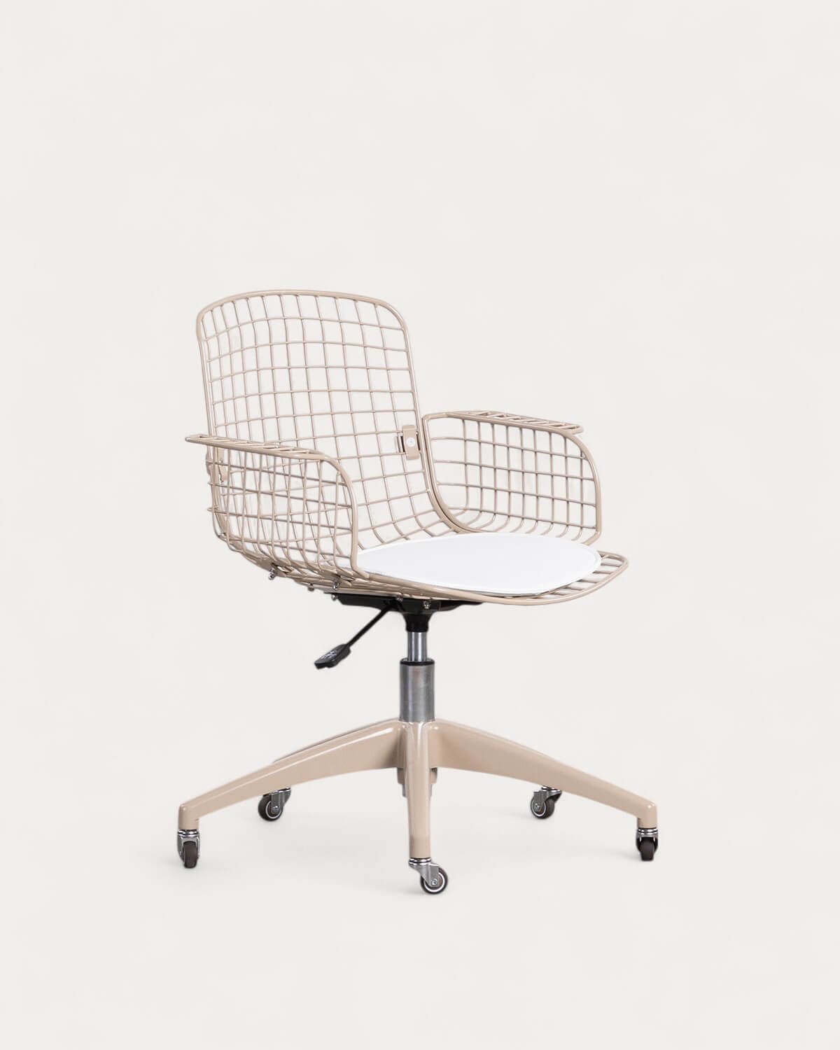 Silla de Escritorio Vintage con Respaldo Alto de Metal Aras, imagen de galería 1