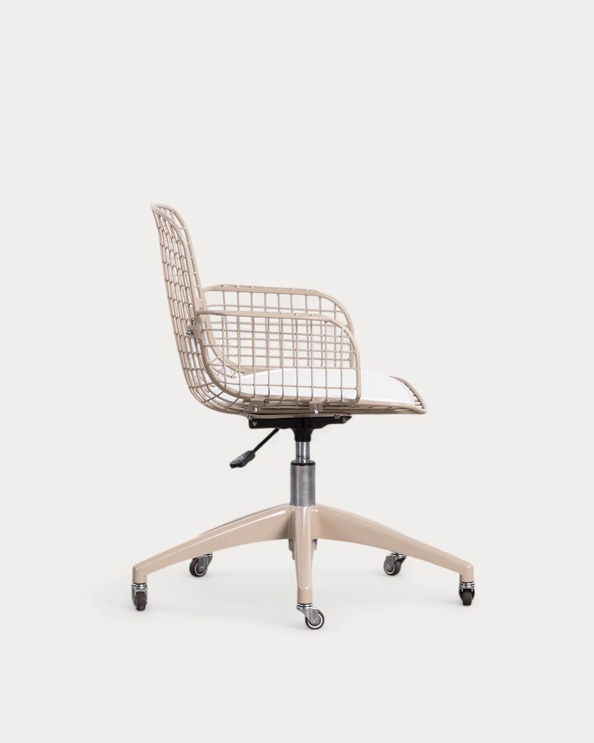 Silla de Escritorio Vintage con Respaldo Alto de Metal Aras, imagen de galería 2