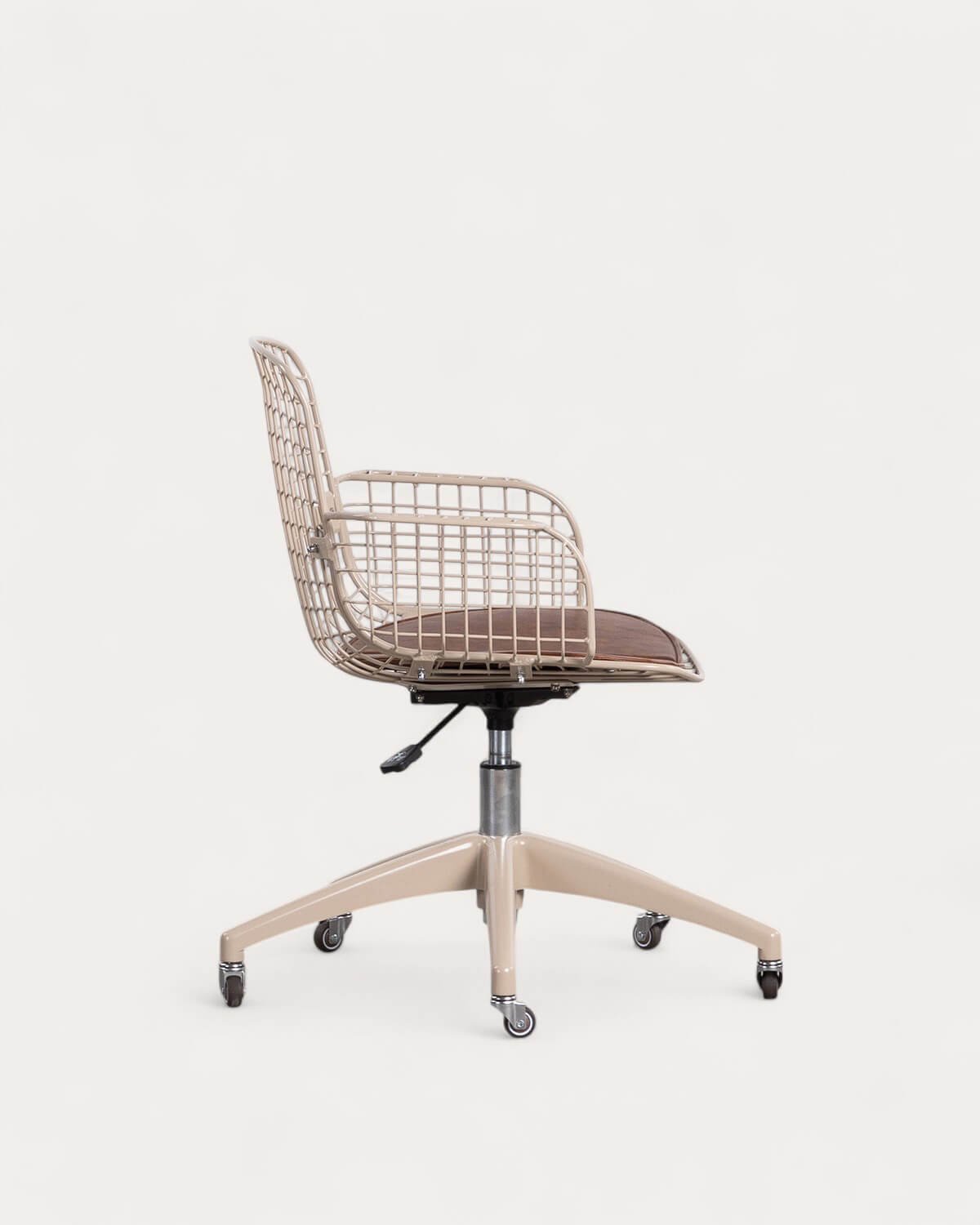 Silla de Escritorio Vintage con Respaldo Alto de Metal Aras, imagen de galería 4