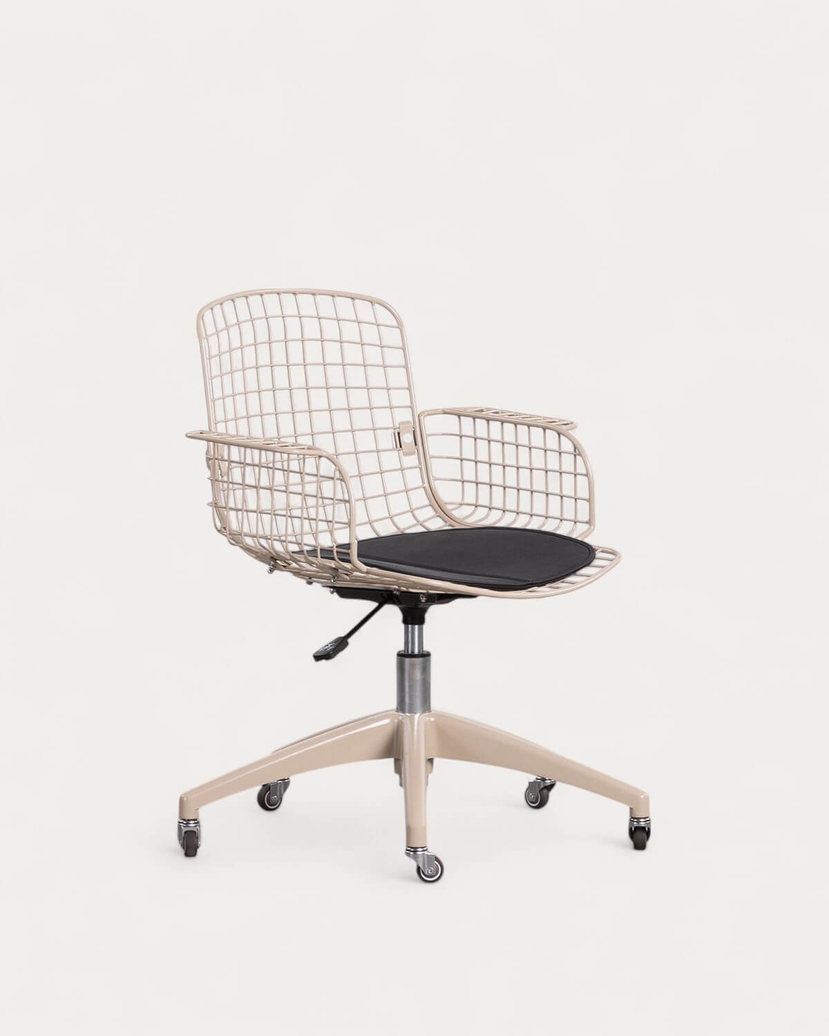 Silla de Escritorio Vintage con Respaldo Alto de Metal Aras, imagen de galería 1