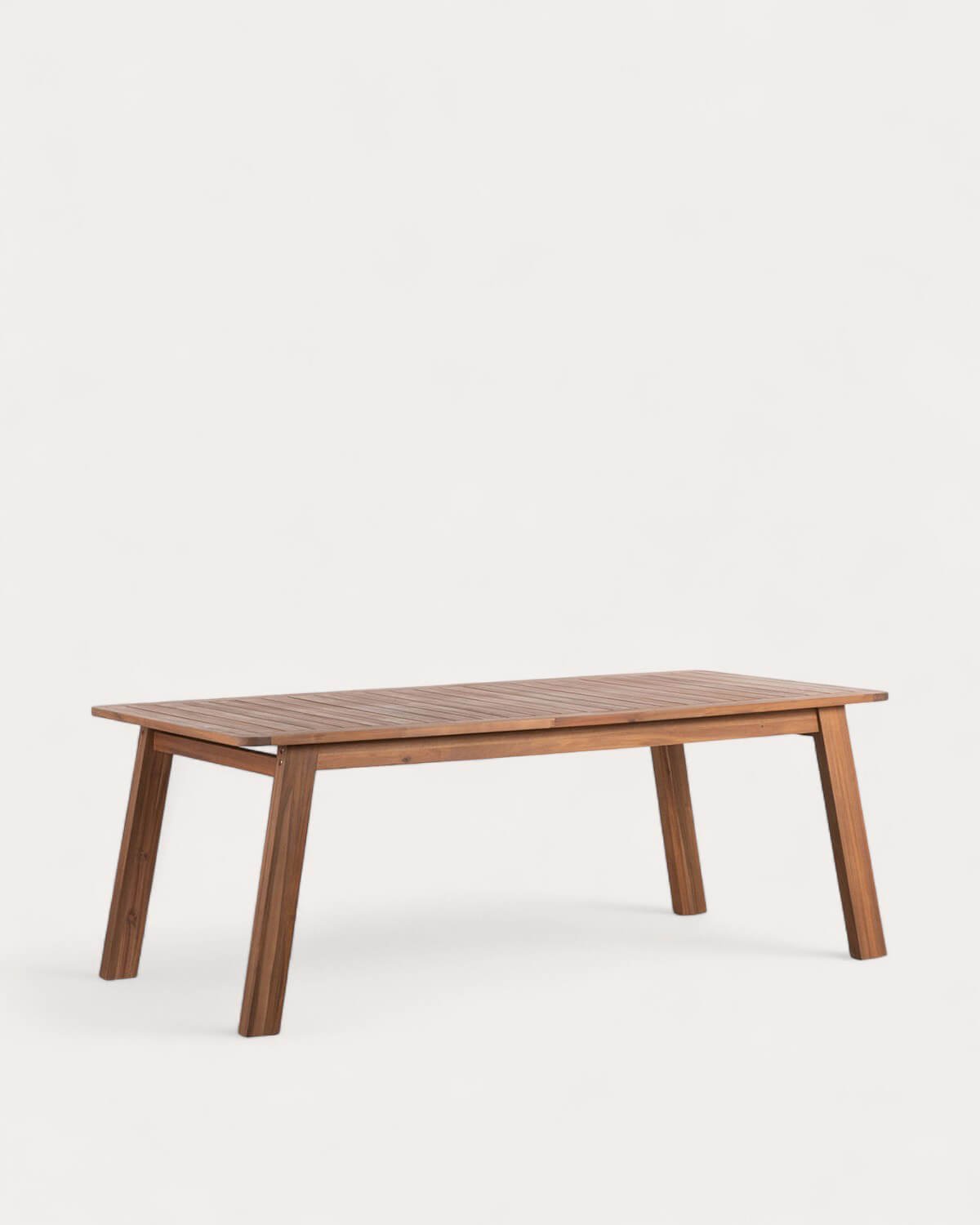 Mesa de Exterior Retangular de Madera de Acacia (200x95 cm) Cael, imagen de galería 1