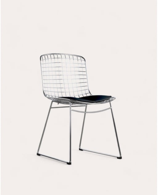 Silla de Comedor de Metal Respaldo Alto Aras