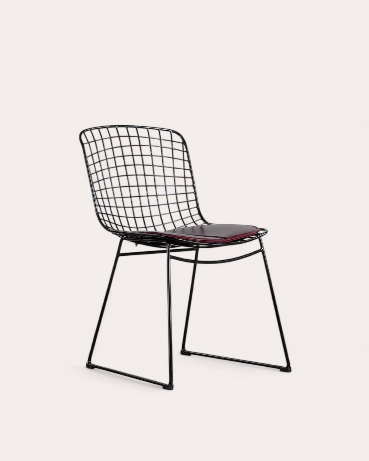 Silla de Comedor de Metal Respaldo Alto Aras , imagen de galería 1