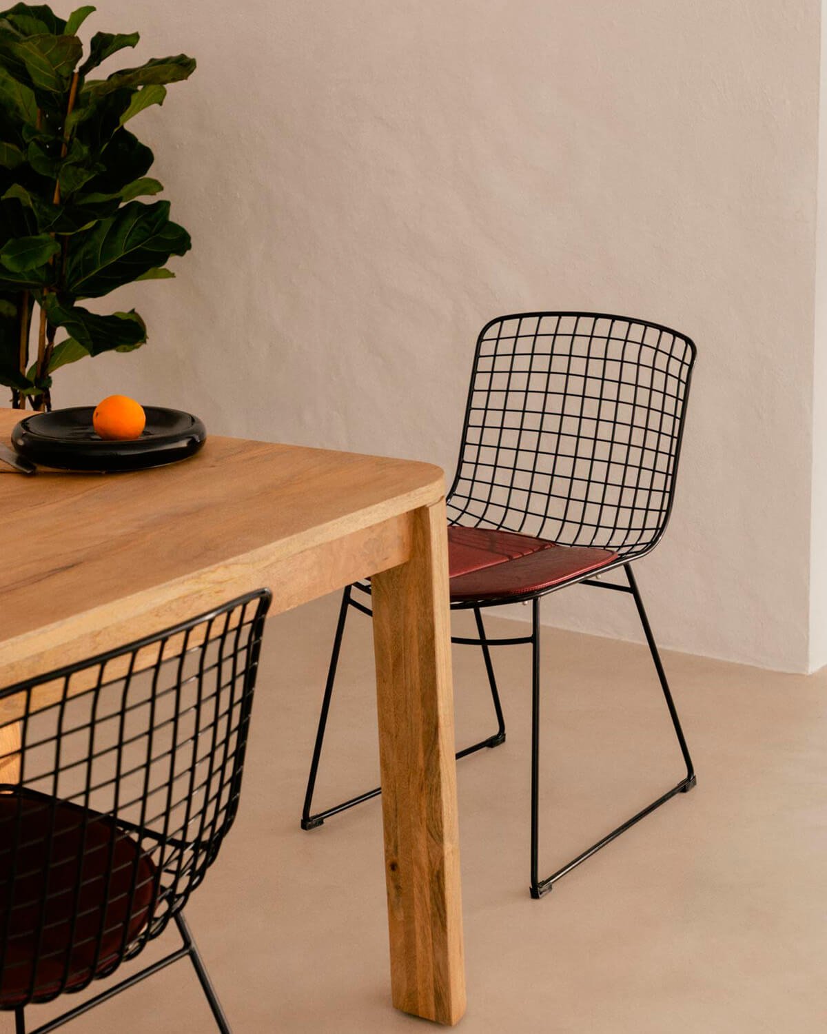 Silla de Comedor de Metal Respaldo Alto Aras , imagen de galería 2