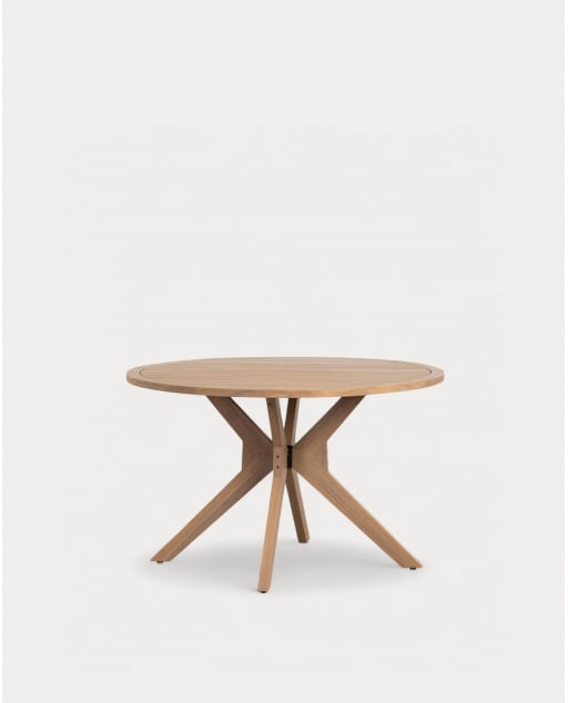 Mesa de Exterior Redonda de Madera de Acacia (Ø120 cm) Mirla
