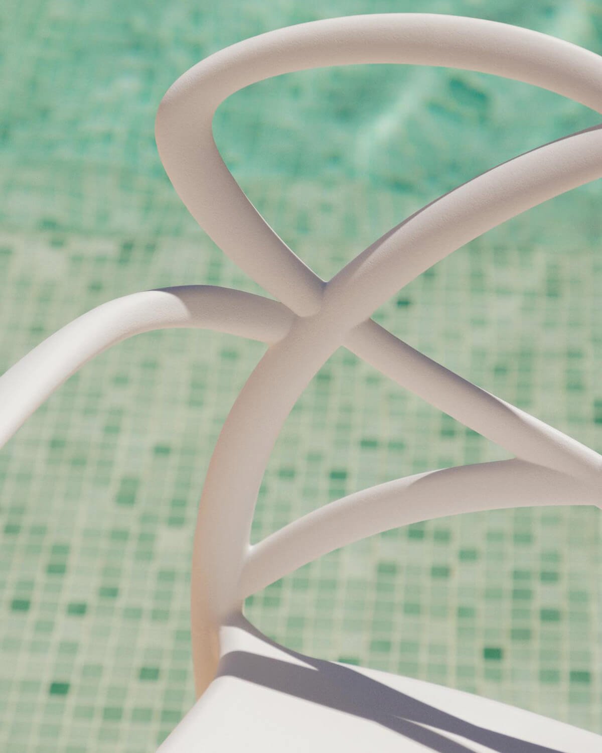 Pack 4 Sillas de Exterior de Polipropileno con Reposabrazos Cielo, imagen de galería 3