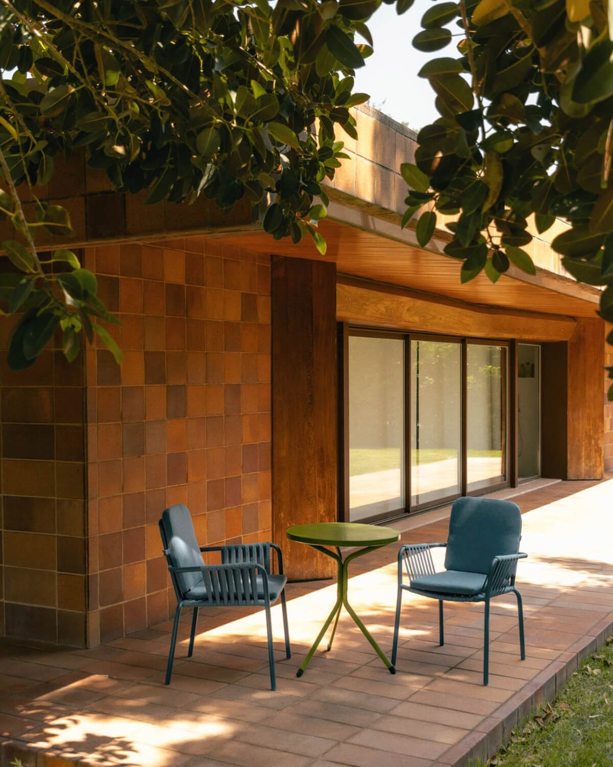 Silla de Exterior en Aluminio y Cuerda Drian, imagen de galería 2
