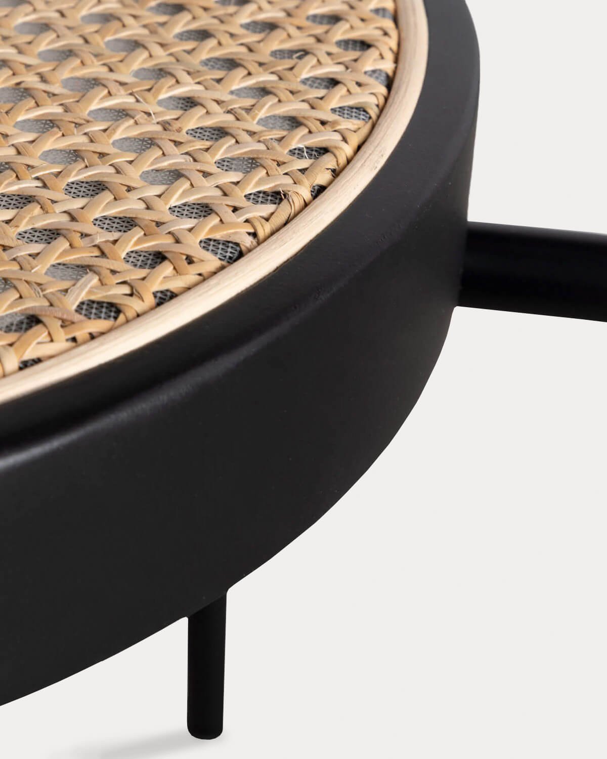 Silla de Comedor de Ratán Natural y Metal Vili, imagen de galería 6