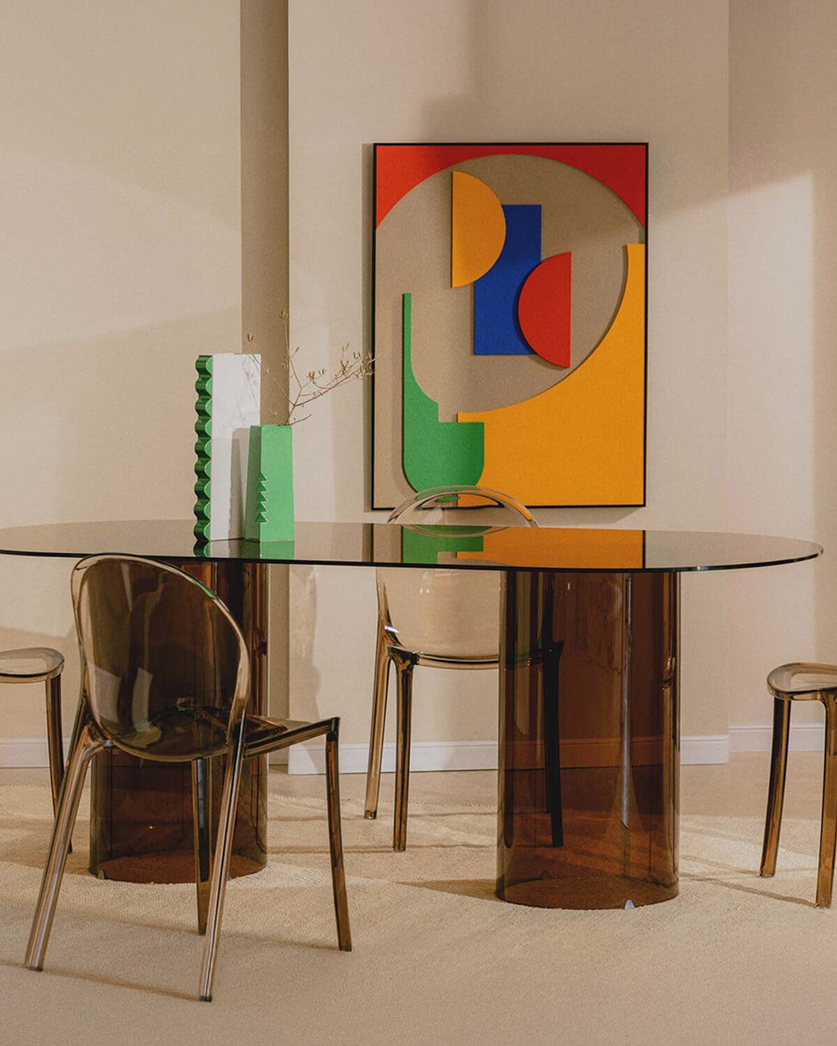 Pack 4 Sillas de Comedor de Policarbonato Imatra, imagen de galería 2