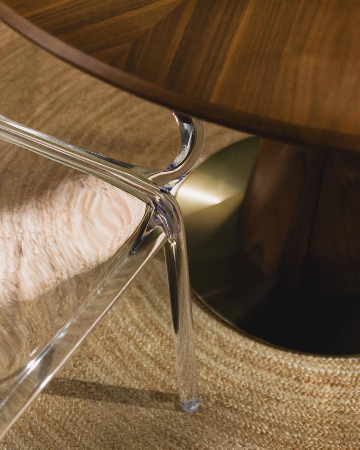 Pack 4 Sillas de Comedor con Reposabrazos de Policarbonato Zuera, imagen de galer&iacute;a 3