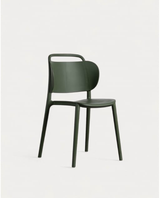 Silla de Comedor de Polipropileno Kole - Verde Nori