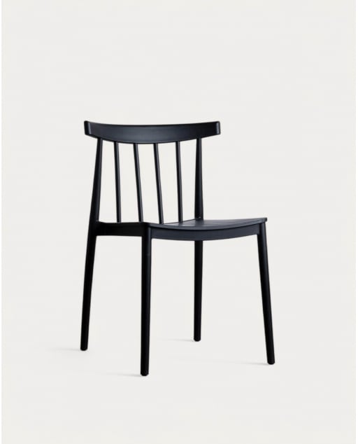 Silla de Exterior en Polipropileno Sunty - Negro
