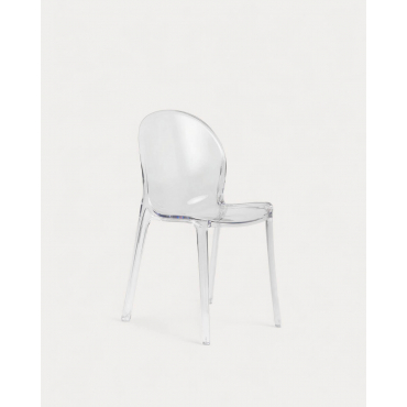 Pack 2 Sillas de Exterior de Policarbonato Imatra Transparente - The Masie