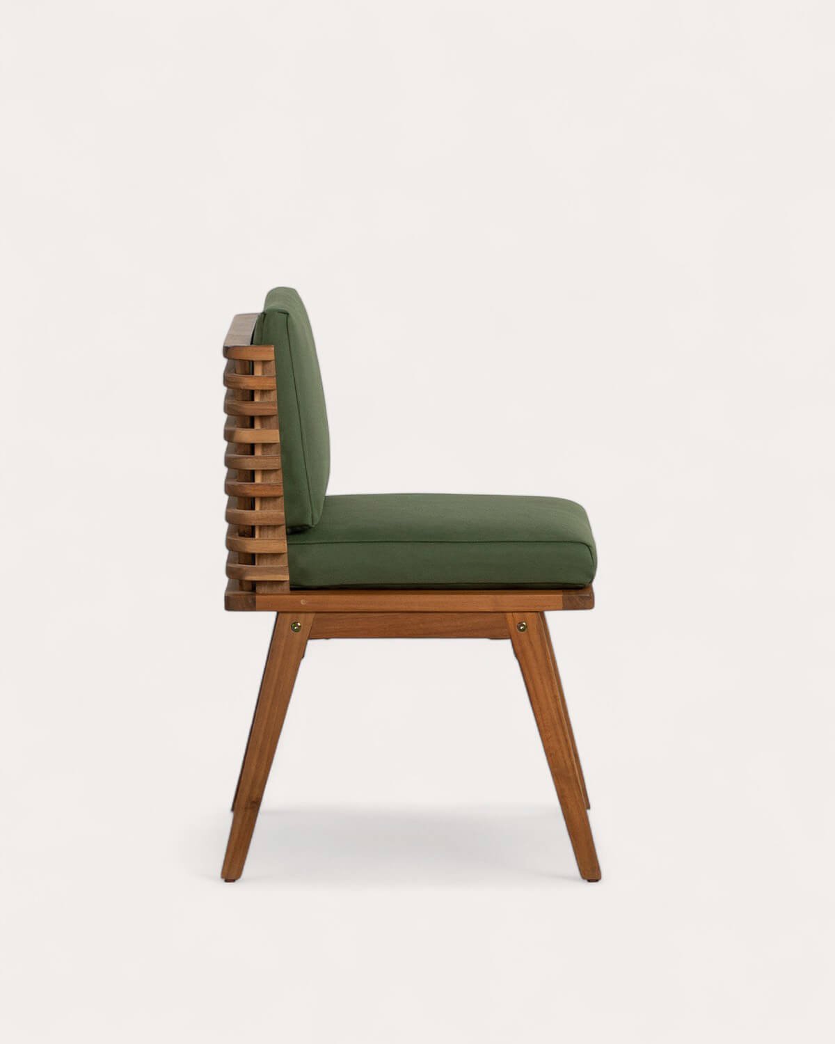 Silla de Exterior de Madera de Acacia con Cojines de Tela Hazan, imagen de galería 4