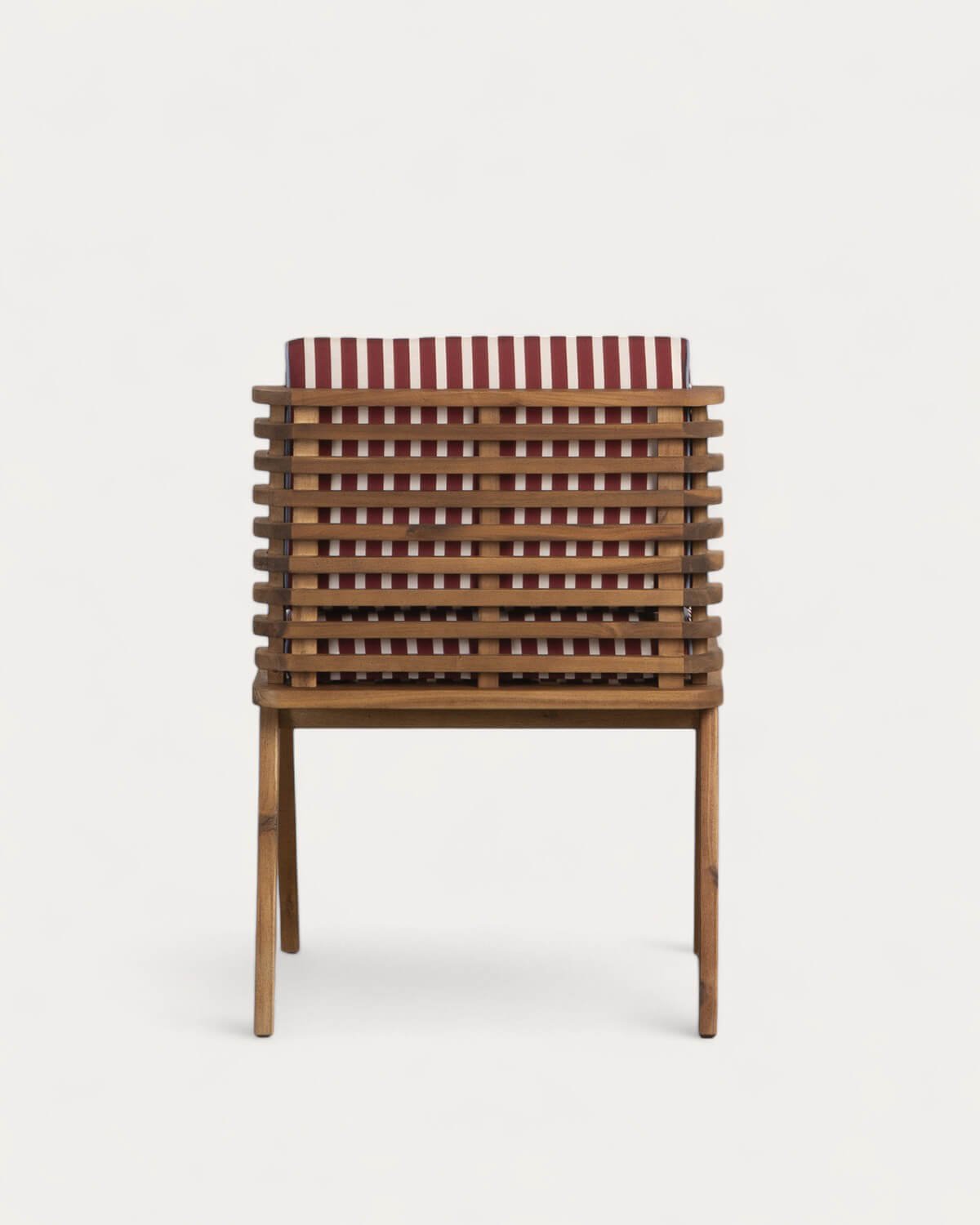 Silla de Exterior de Madera de Acacia con Cojines de Tela Hazan, imagen de galer&iacute;a 5