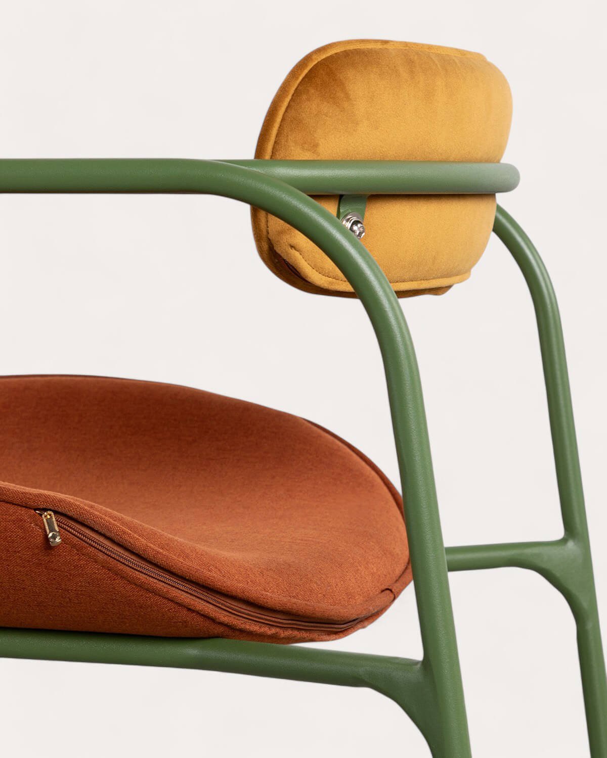 Silla de Comedor con Reposabrazos de Terciopelo y Tela Ilan, imagen de galería 7