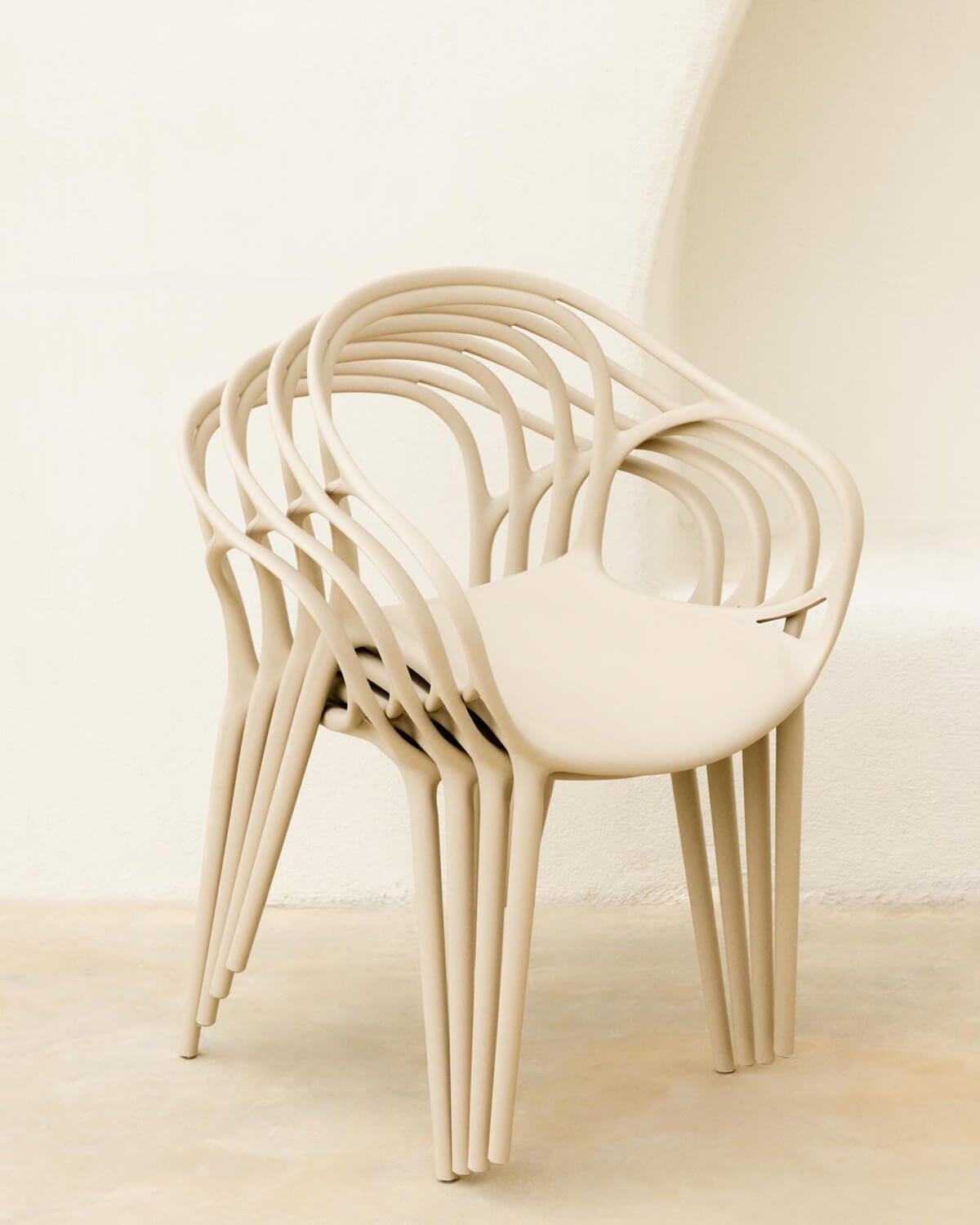 Silla de Exterior de Polipropileno con Reposabrazos Erbra, imagen de galer&iacute;a 3