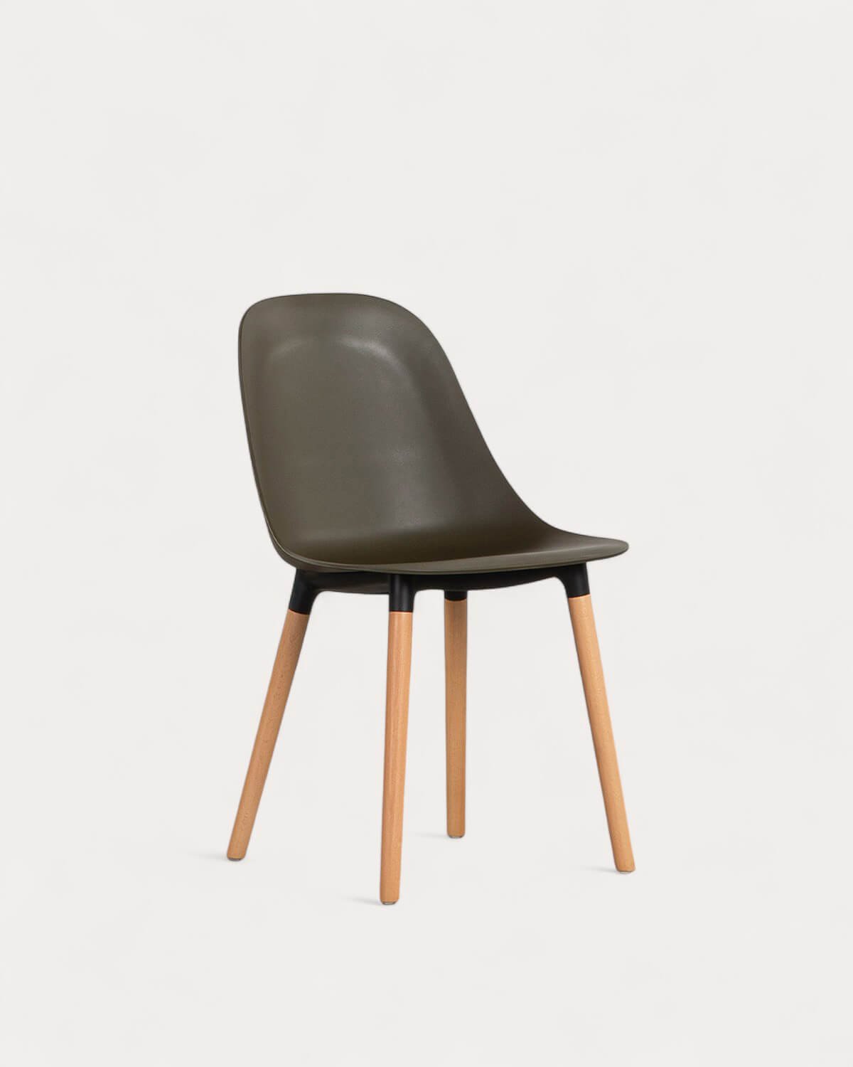 Silla de Exterior de Polipropileno y Madera Reine, imagen de galería 1