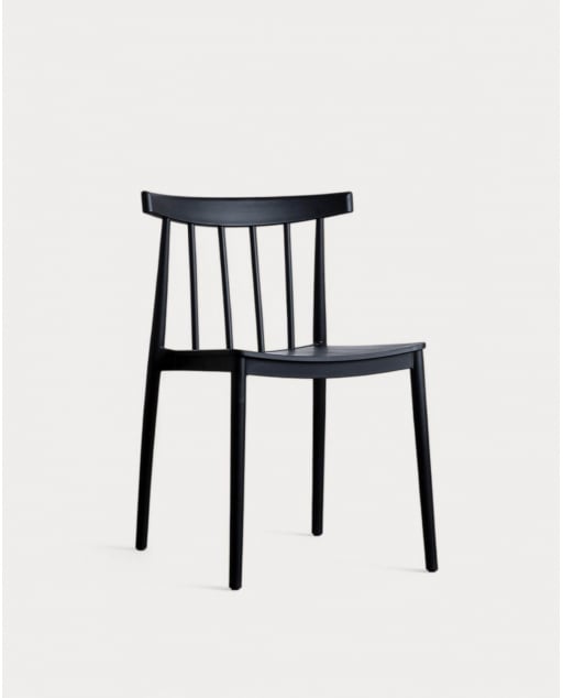 Silla de Comedor de Polipropileno Sunty - Negro
