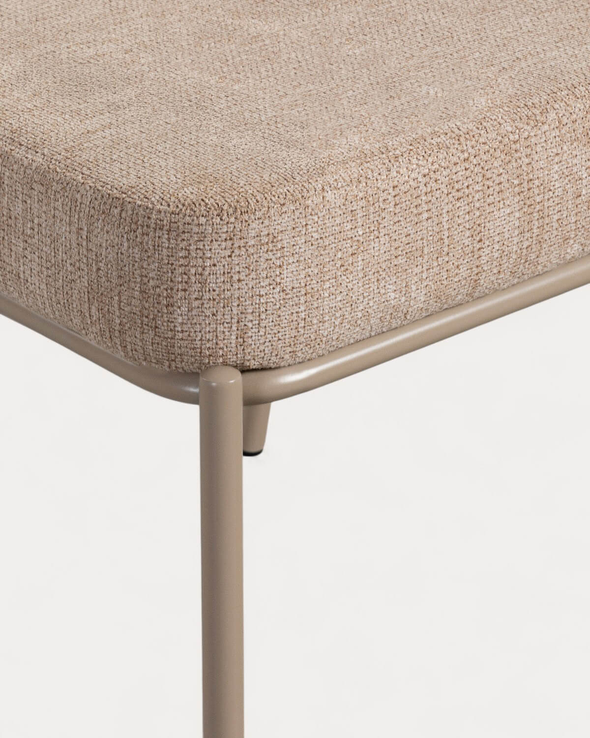 Set de Mesa de Comedor Rectangular de Madera (220x100 cm) Flawas y 4 Sillas de Tela Elin, imagen de galería 7