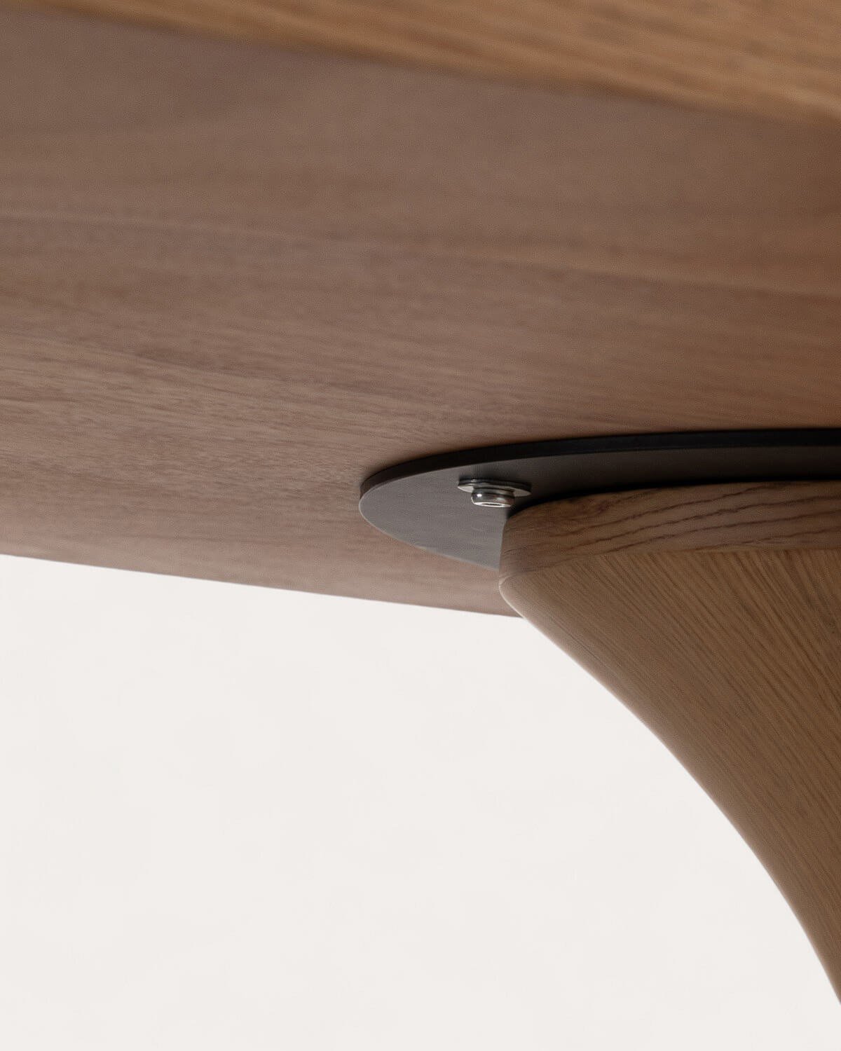 Set de Mesa de Comedor Rectangular de Madera (220x100 cm) Flawas y 4 Sillas de Tela Rene, imagen de galería 4