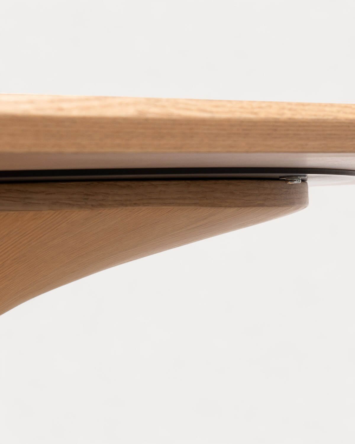 Set de Mesa de Comedor Rectangular de Madera (220x100 cm) Flawas y 4 Sillas de Tela Rene, imagen de galería 5